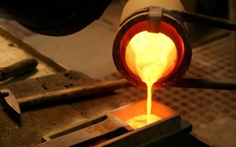 nhiệt độ nóng chảy của vàng