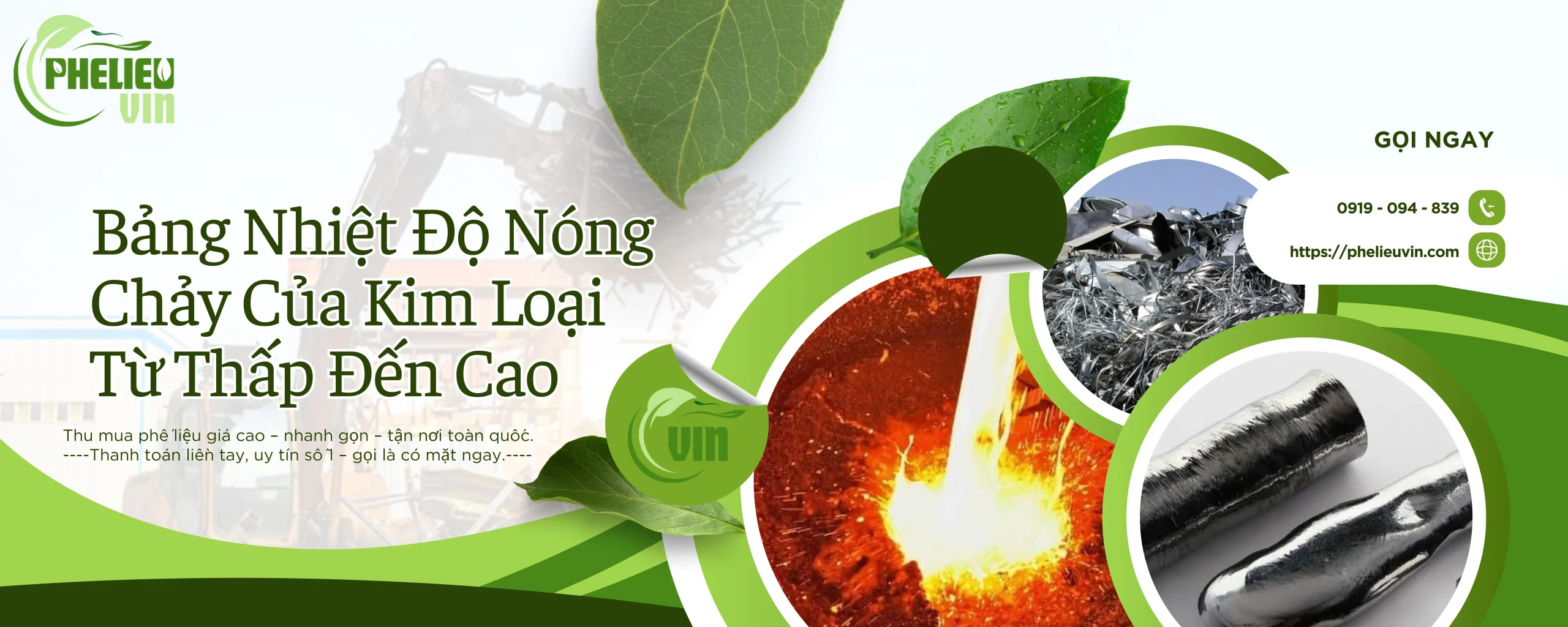 Bảng Nhiệt Độ Nóng Chảy Của Kim Loại