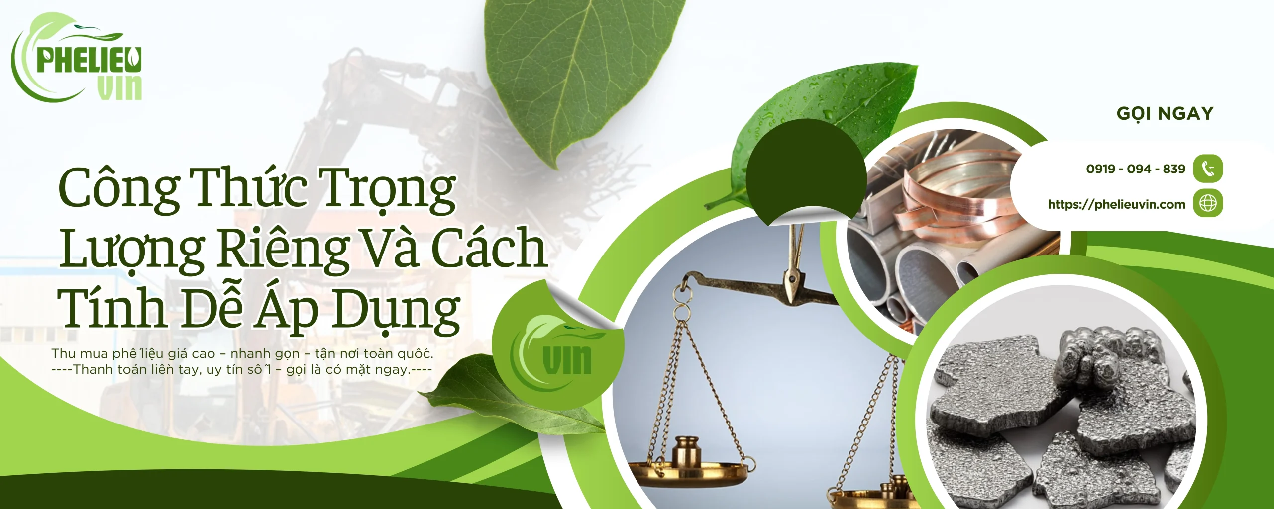 Công Thức Trọng Lượng Riêng