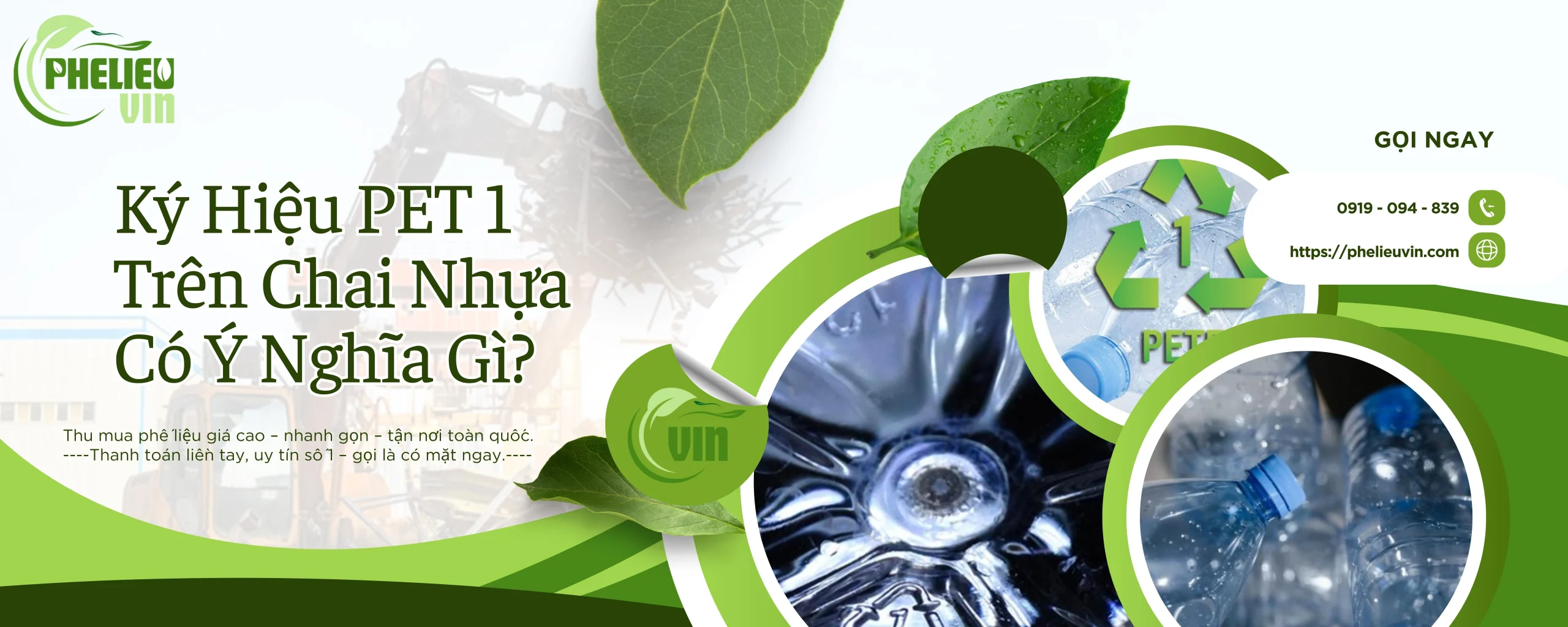 Ký Hiệu PET 1 Trên Chai Nhựa