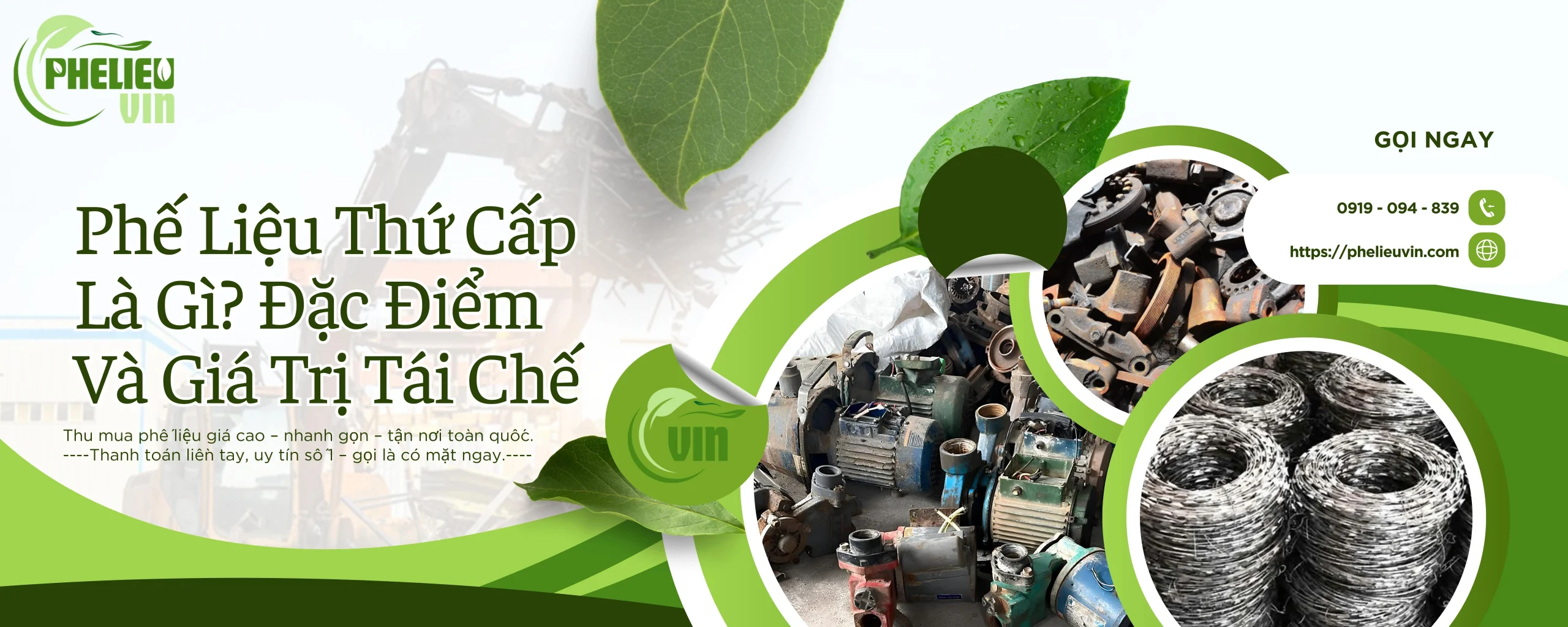 Phế Liệu Thứ Cấp Là Gì